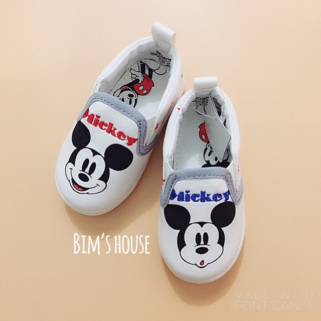 Giày lười micky cho bé