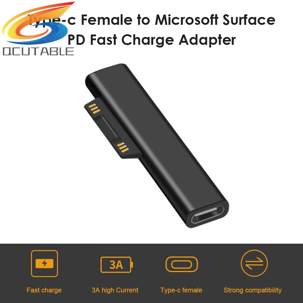 Bộ chuyển đổi sạc nhanh USB C Female PD cho Microsoft Surface