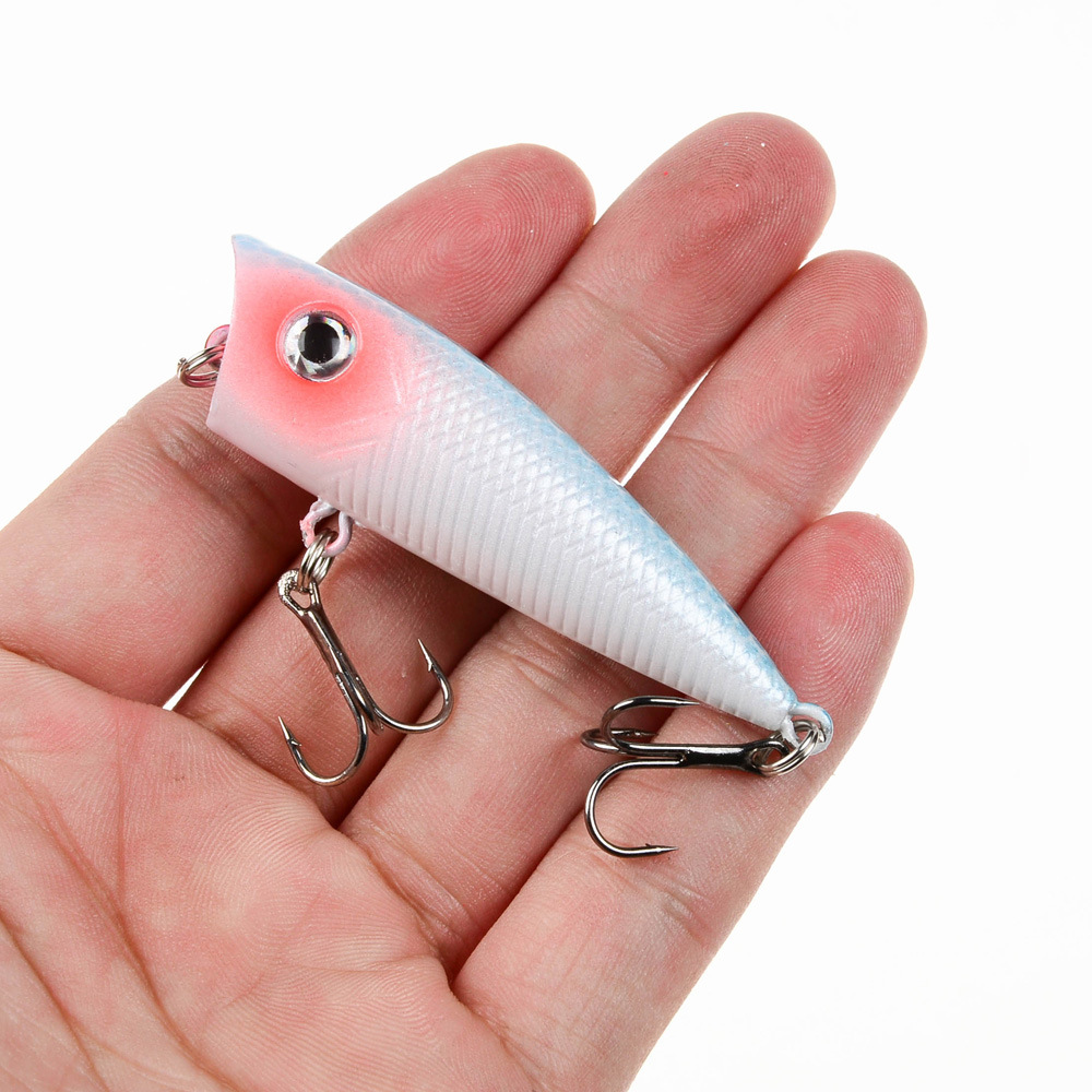 Mồi câu cá giả bằng nhựa 5 màu sắc tùy chọn 6cm/ 6.5g