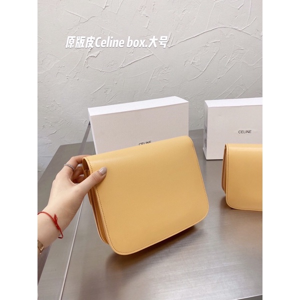 Túi xách ce.line khoá bấm chất da thật hàng ordee