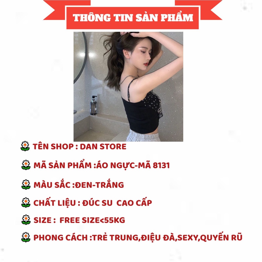 Áo Ngực Nữ - Áo Lót Nữ đúc su họa tiết thổ cẩm cá tính quyến rũ DAN STORE MÃ 8131