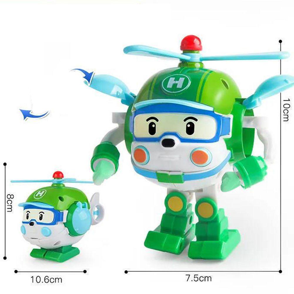 Mô hình đồ chơi xe tải robocar poli MMULCK chuyển động biến hình thủ công màu hổ phách làm quà sinh nhật cho trẻ
