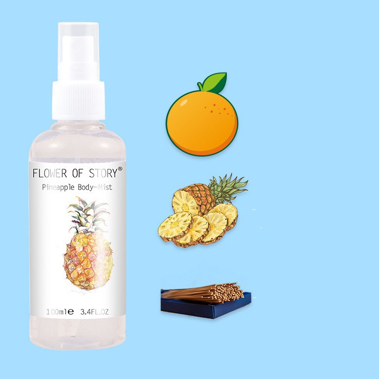 Một Chai Xịt Thơm 2in1 Body Và Xịt Thơm Phòng Hương Hoa Qủa Flower Of Story 100ML | BigBuy360 - bigbuy360.vn