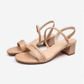 (FREESHIP)Dép sandal nữ đế cao vuông quai ngang quai hậu đẹp hàn quốc hot trend 2021-Z701