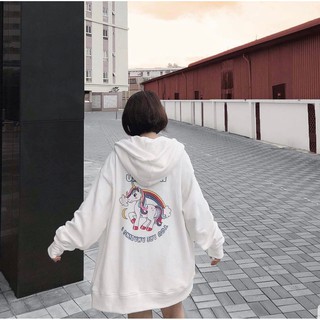 Áo khoác unicorn jacket màu trắng unisex