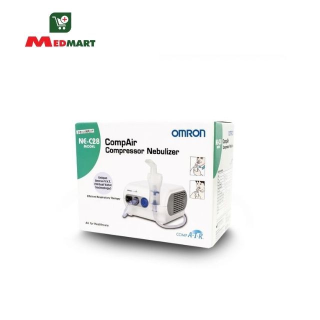 Máy Xông Khí Dung, Mũi Họng OMRON NE - C28 Nhật Bản, Medmart