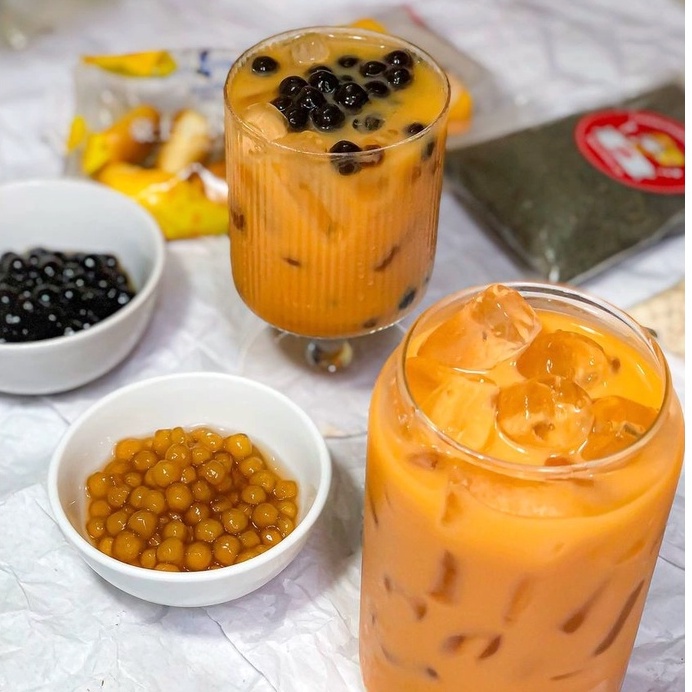 SET 10-15 LY NGUYÊN LIỆU PHA TRÀ SỮA PHÚC LONG, THÁI XANH-ĐỎ, Ô LONG, HOA ĐẬU BIẾC, MATCHA, SOCOLA, PUDDING, SƯƠNG SÁO