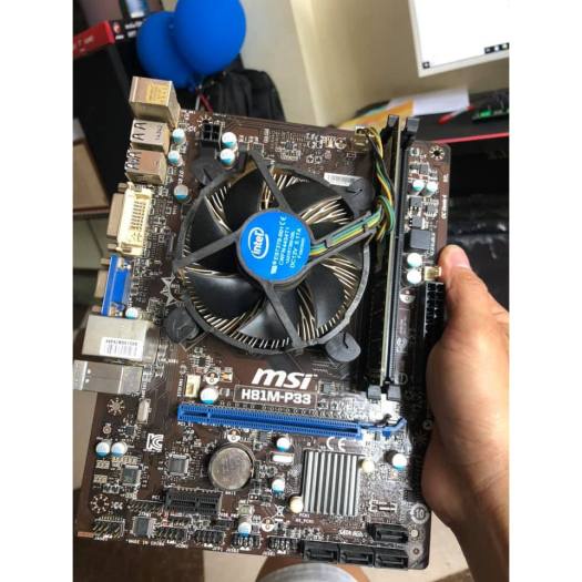 Combo main H81 + CPU G3220/G3250/G3260 Giga, Asus, MSI tặng kèm fan tháo máy giá cực rẻ