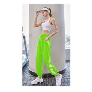 💥Quần jogger dù co giãn S 3 sọc