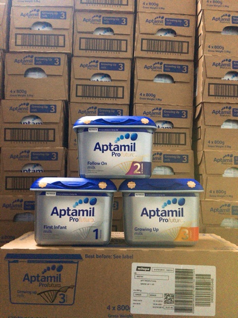 [Mẫu Mới] Sữa bột dinh dưỡng Aptamil Profutura số 1 2 3 800G