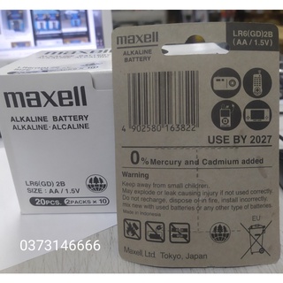 Pin AA Maxell vỉ 2 viên