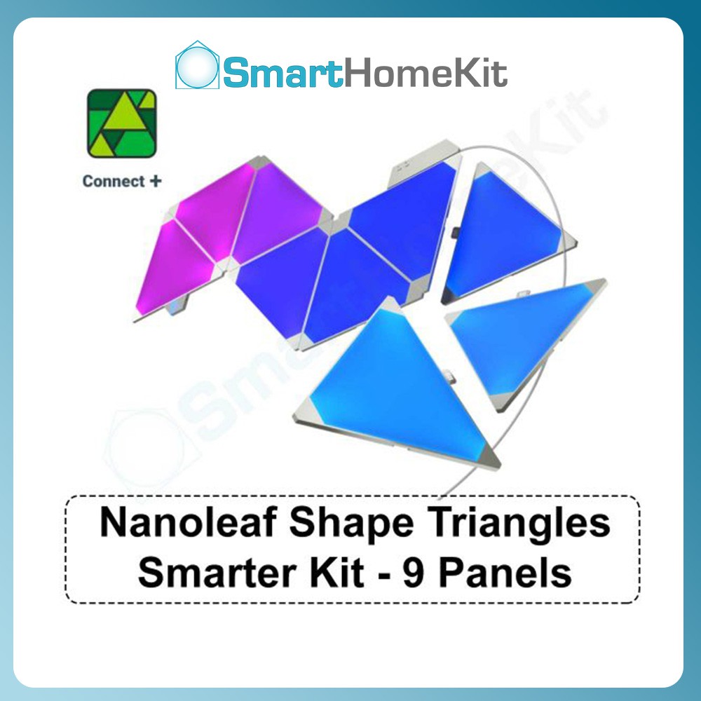 Bộ đèn thông minh Nanoleaf Shapes Triangle Smarter Kit tam giác (ver.2021)