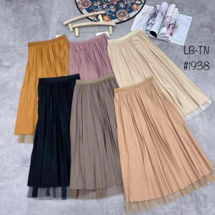 T Chân váy xếp Li dài mặc được 2 mặt | BigBuy360 - bigbuy360.vn