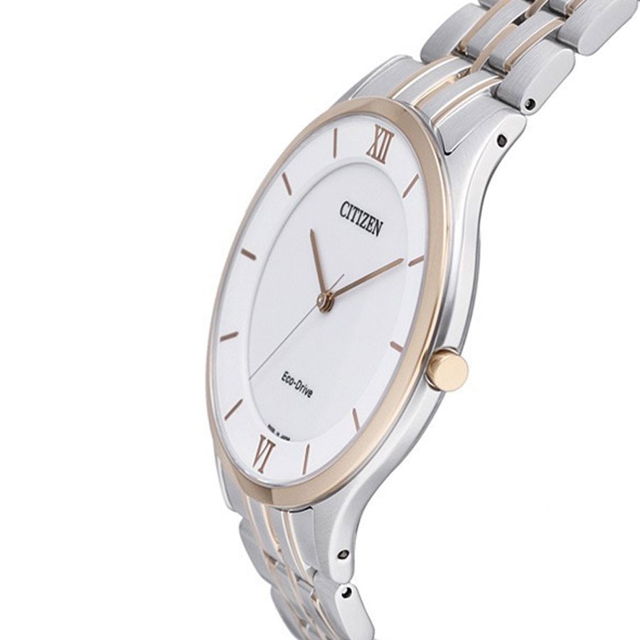 Đồng Hồ Nam Citizen Siêu Mỏng Dây Thép Không Gỉ AR0074-51A - Mặt Trắng (Sapphire)