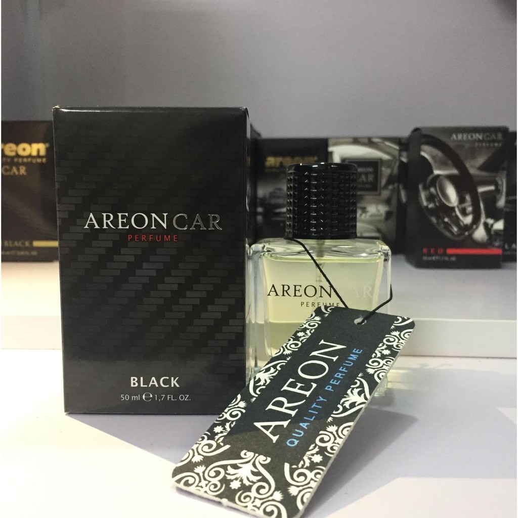 Nước hoa ô tô, xe hơi Areon Car Black Perfume