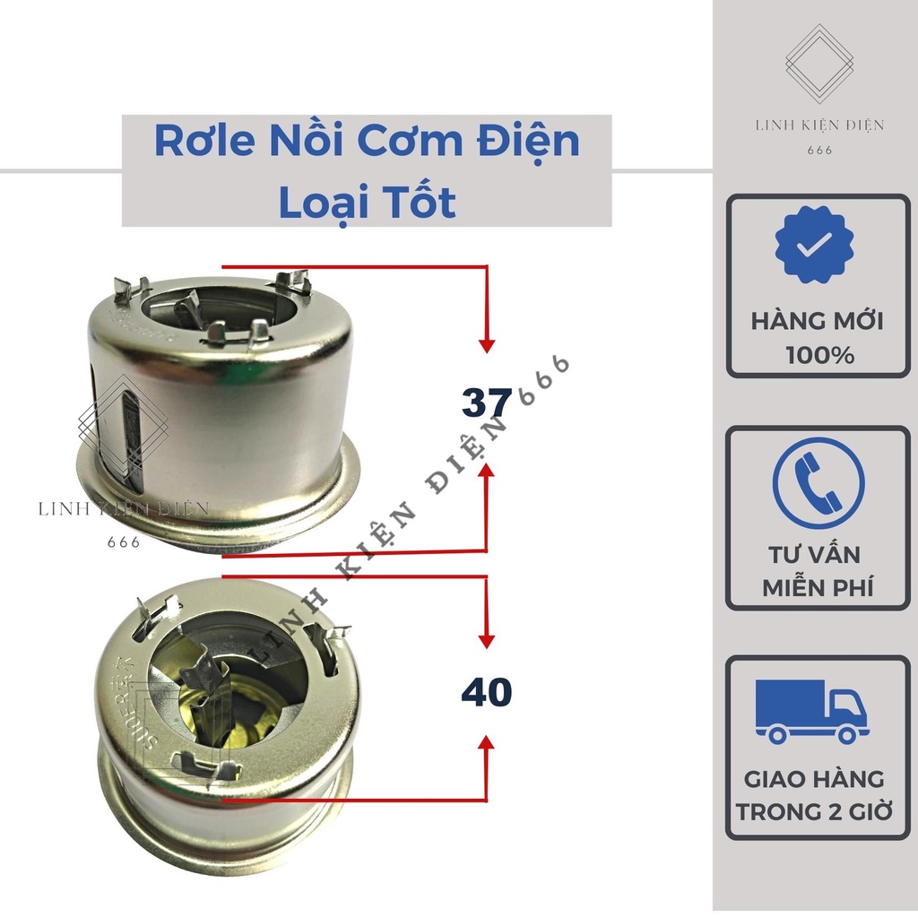 Rơ Le Nhiệt Nồi Cơm Điện Cảm Biến Nhiệt Độ Nồi Cơm Điện Role RLNCX-D