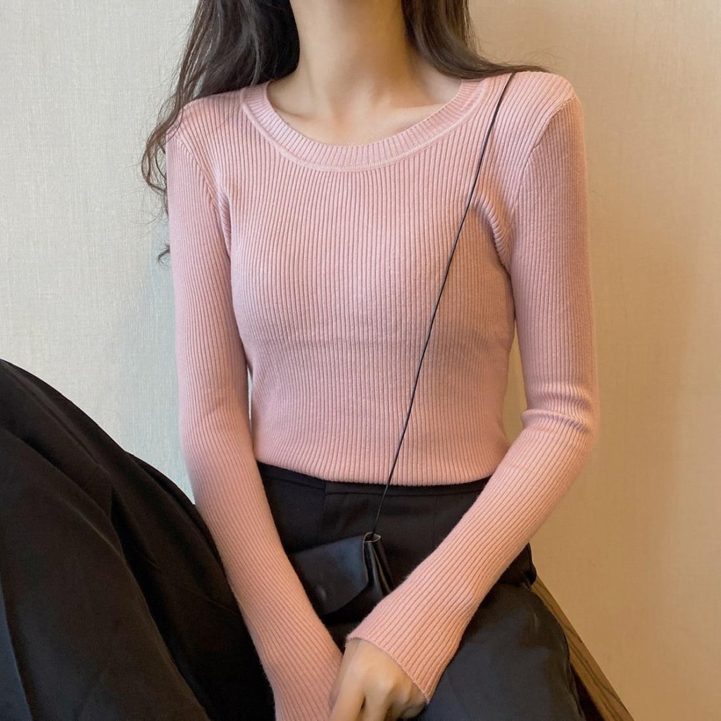 Áo Sweater Cổ Tròn Thời Trang Thu Đông Mới 2022 Cho Nữ