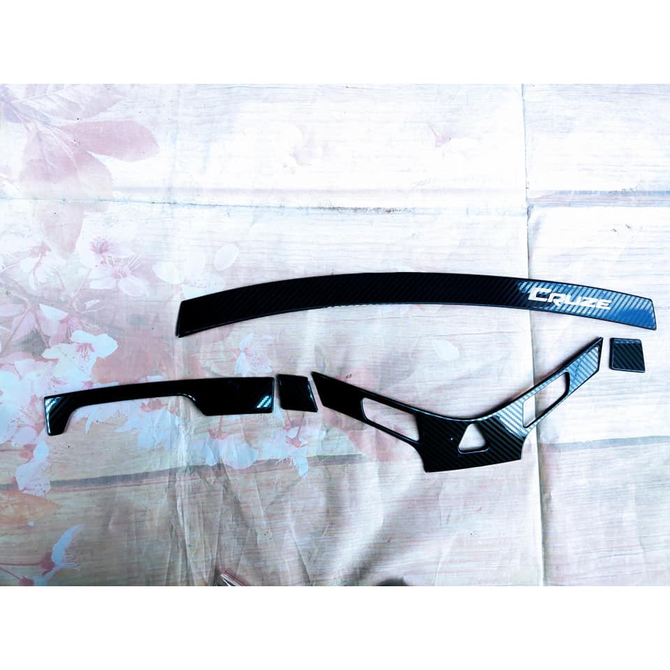 Ốp mặt dưỡng xe cruze, cdx, lacetti se sx màu đen xước