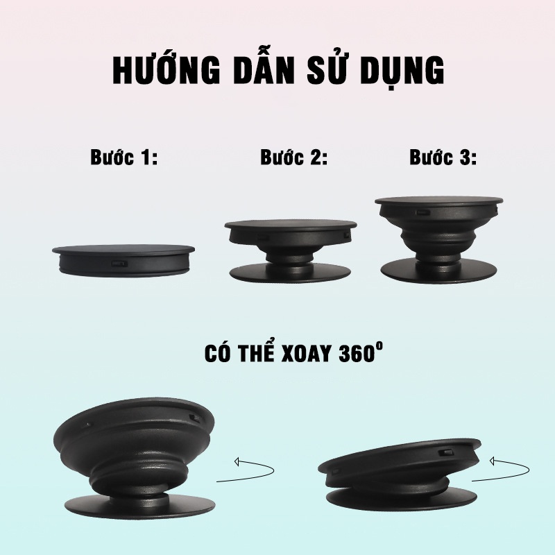 Giá Đỡ Chống Lưng Cho Phụ Kiện pop Điện Thoại Tai Nghe Bluetooth Pin Dự Phòng Hình Tròn - Awifi Case T3-3 | BigBuy360 - bigbuy360.vn