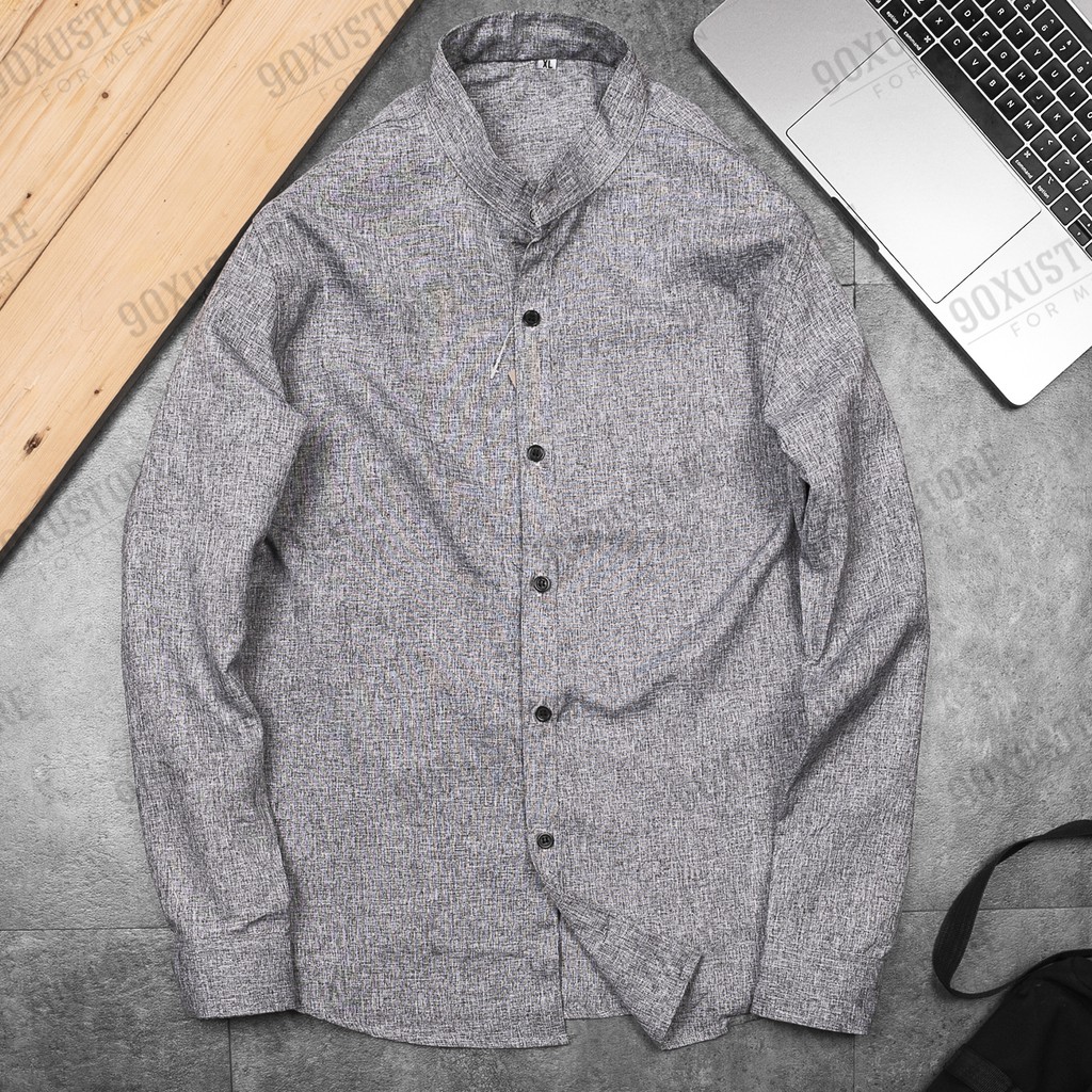 Áo Sơ Mi Nam dài tay vải đũi kiểu dáng Hàn Quốc , mát mẻ , trẻ trung , năng động | BigBuy360 - bigbuy360.vn