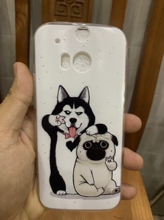 Ốp lưng HTC M8 dẻo in hình dễ thương