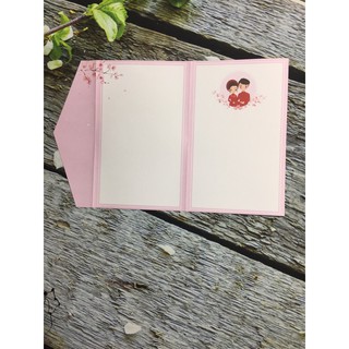 Thiệp cưới hình chibi