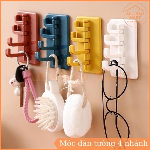 Móc Treo Đồ Nhánh Xoay, Móc Treo Dán Tường Hình Cây Thông Siêu Xinh