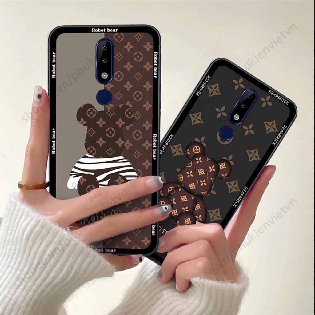 Ốp lưng điện thoại Nokia X5 / X6 gấu robot bear, phi hành gia đẹp, vỏ ốp rẻ đẹp