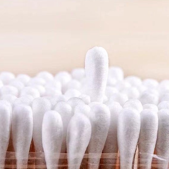 Tăm Bông Ngoáy Tai Người Lớn 100 Que Thân Gỗ Thân Thiện Môi Trường