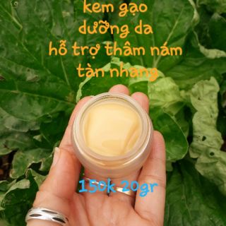 Kem gạo cải tiến handmade