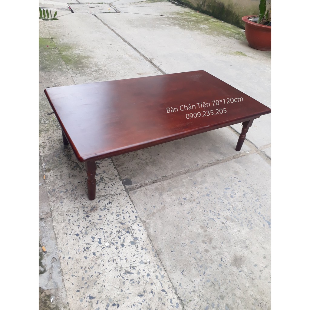 bàn ăn ngồi bệt xếp gọn 70x120cm | BigBuy360 - bigbuy360.vn