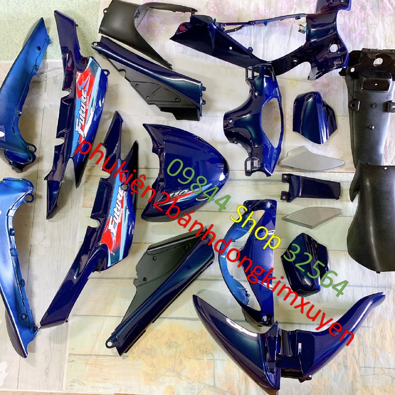 Dàn áo xe Future 1 màu XANH TÍM , nhựa ABS nguyên sinh