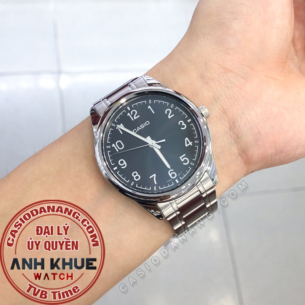 Đồng hồ nam dây kim loại Casio Standard chính hãng Anh Khuê MTP-V005D-1B4UDF (40mm)
