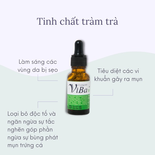 TMSR-Serum chấm mụn thông minh tinh chất tràm trà nọc ong ViBa 5ml - LEOBOX247 | BigBuy360 - bigbuy360.vn