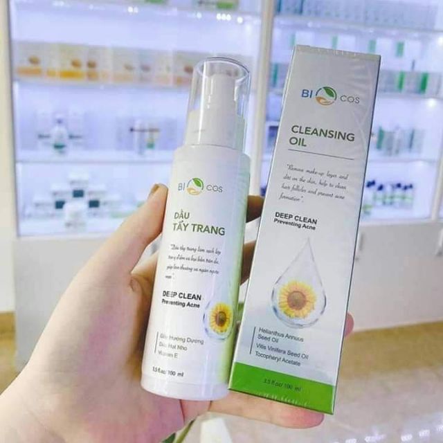Dầu tẩy trang Biocos sạch lớp trang điểm dưỡng ẩm và ngừa mụn 10ml LuMi.A | BigBuy360 - bigbuy360.vn