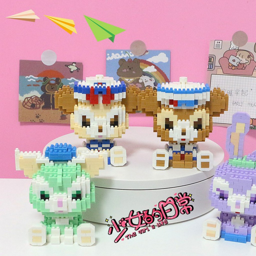 BỘ LẮP GHÉP LEGO HÌNH THÚ CHO BÉ YÊU_Đồ chơi lắp ráp Lego hình động vật dễ thương hạt nhỏ 3D