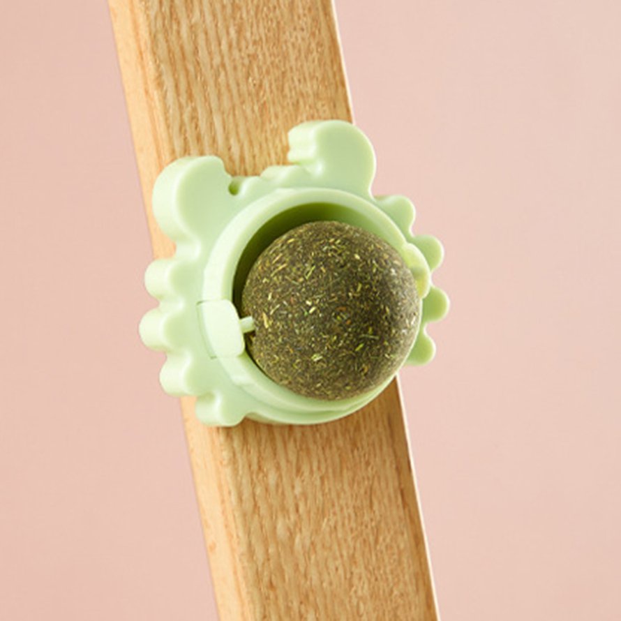 Đồ chơi mèo Catnip Cua xoay 360 độ Đồ chơi nhai có thể ăn được cho thú cưng tự nhiên