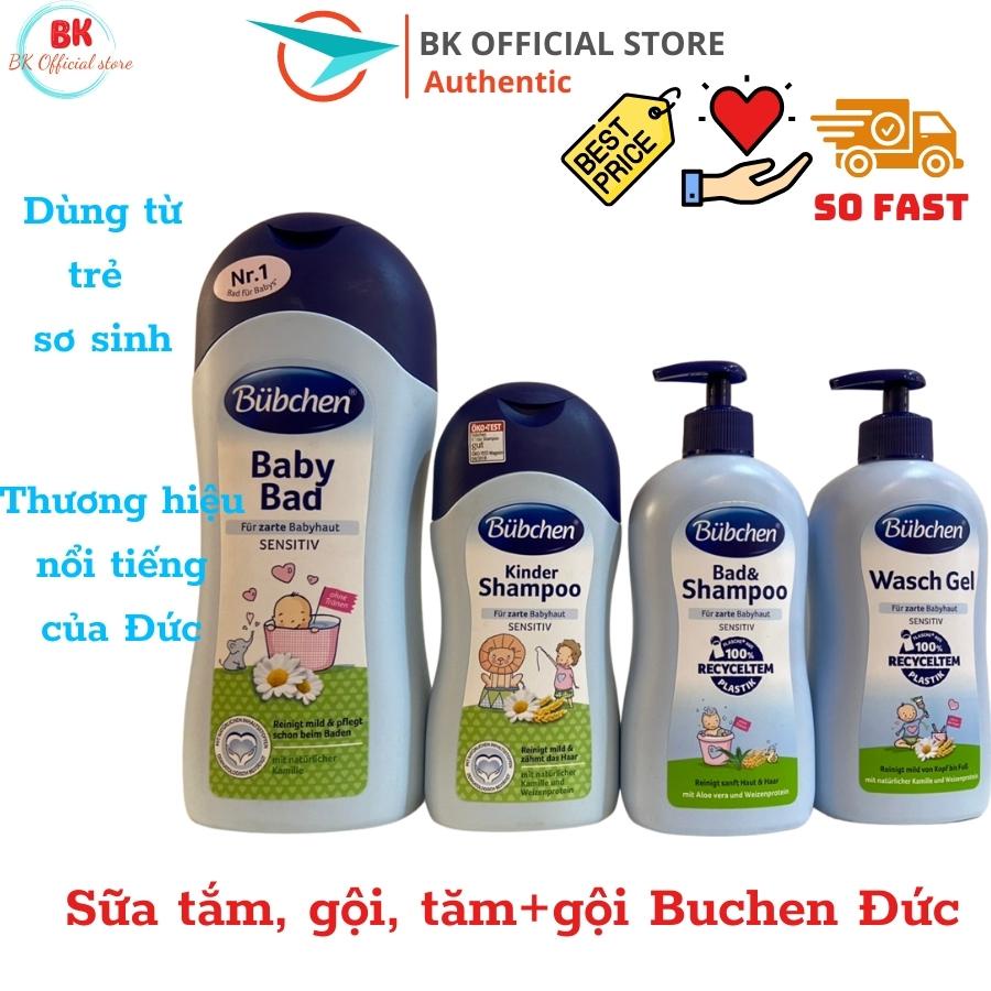Sữa tắm gội Buchen 2in1 Dành cho trẻ từ sơ sinh trở lên- Hàng nội địa đức