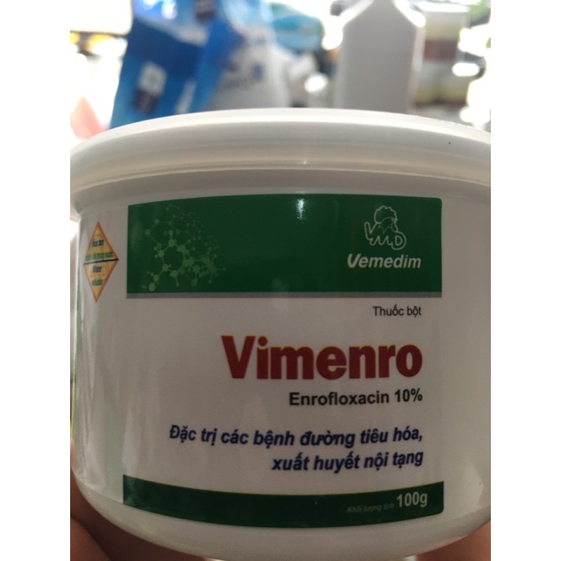 vimenro, bệnh đường tiêu hoá, xuất huyết nội tạng 100g/gói