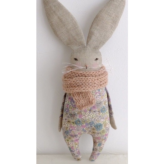 Kit nguyên liệu may thú nhồi bông , thêu tay búp bê handmade - Diy tự làm búp bê đang yêu- MIE HANDMADE SHOP