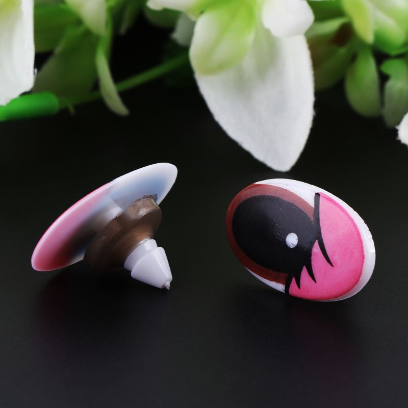 Set 10 Mắt Nhựa Hoạt Hình Cho Búp Bê / Đồ chơi nhồi bông