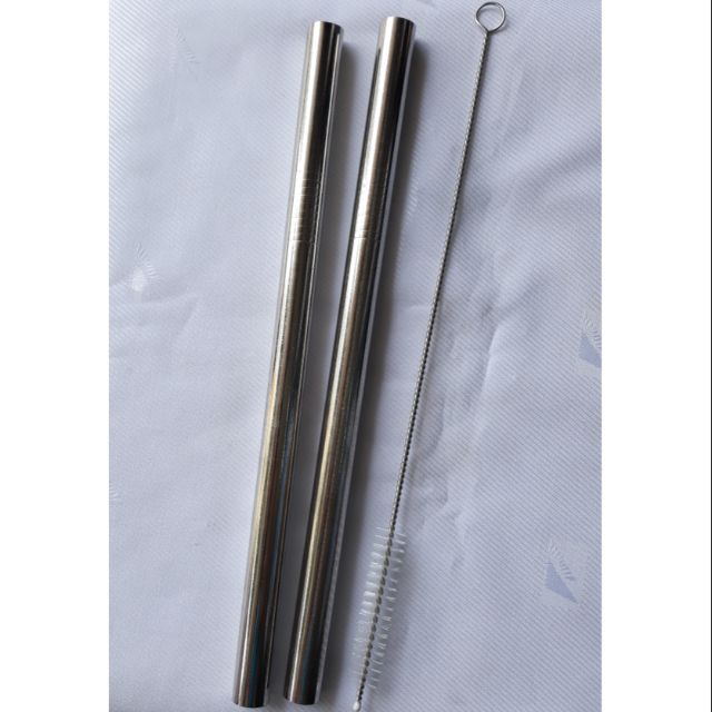 Combo 2 ống hút trà sữa inox