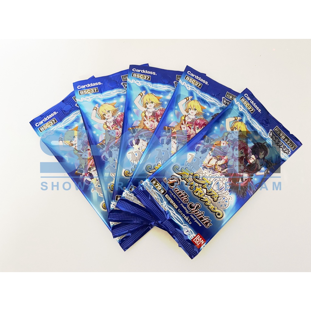 Bộ cờ chiến thuật Battle Spirits, Gói mở rộng BSC37, Phiên bản All-Kira Booster Premium Diva Selection, 1 gói/6 quân cờ