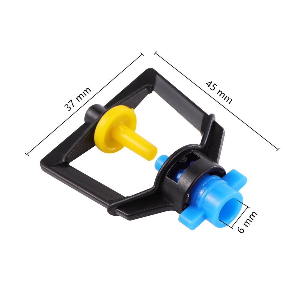 Set 5 vòi xịt phun sương tưới cây xoay được 360 độ tiện lợi