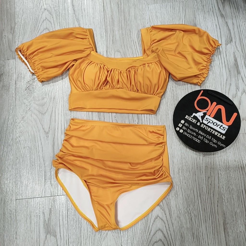 Bikini Nữ Hai Mảnh Cạp Cao Nhiều Màu Bin Sports BHV136