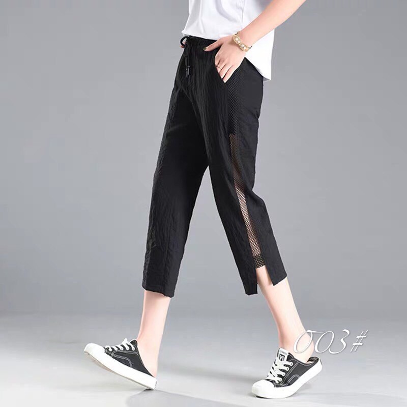 {SALE LỖ GT SP MỚI} QUẦN BAGGY PHỐI LƯỚI PHONG CÁCH CHẤT ĐŨI XƯỚC XUẤT HÀN | BigBuy360 - bigbuy360.vn