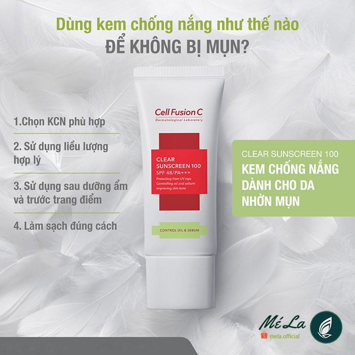 [ GIÁ ƯU ĐÃI ] Kem chống nắng Cell Fusion C Đỏ / Xanh / Hồng 10ml - 50ml