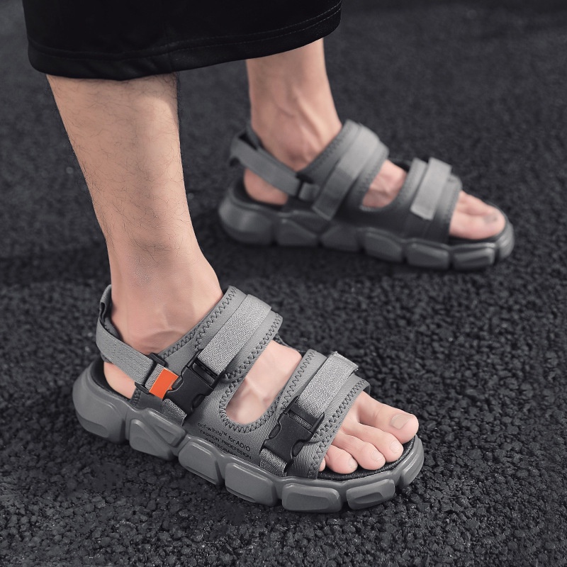 Giày sandal nam đi học đi chơi bền bỉ thoáng khí phiên bản hàn quốc chống trơn trượt G43