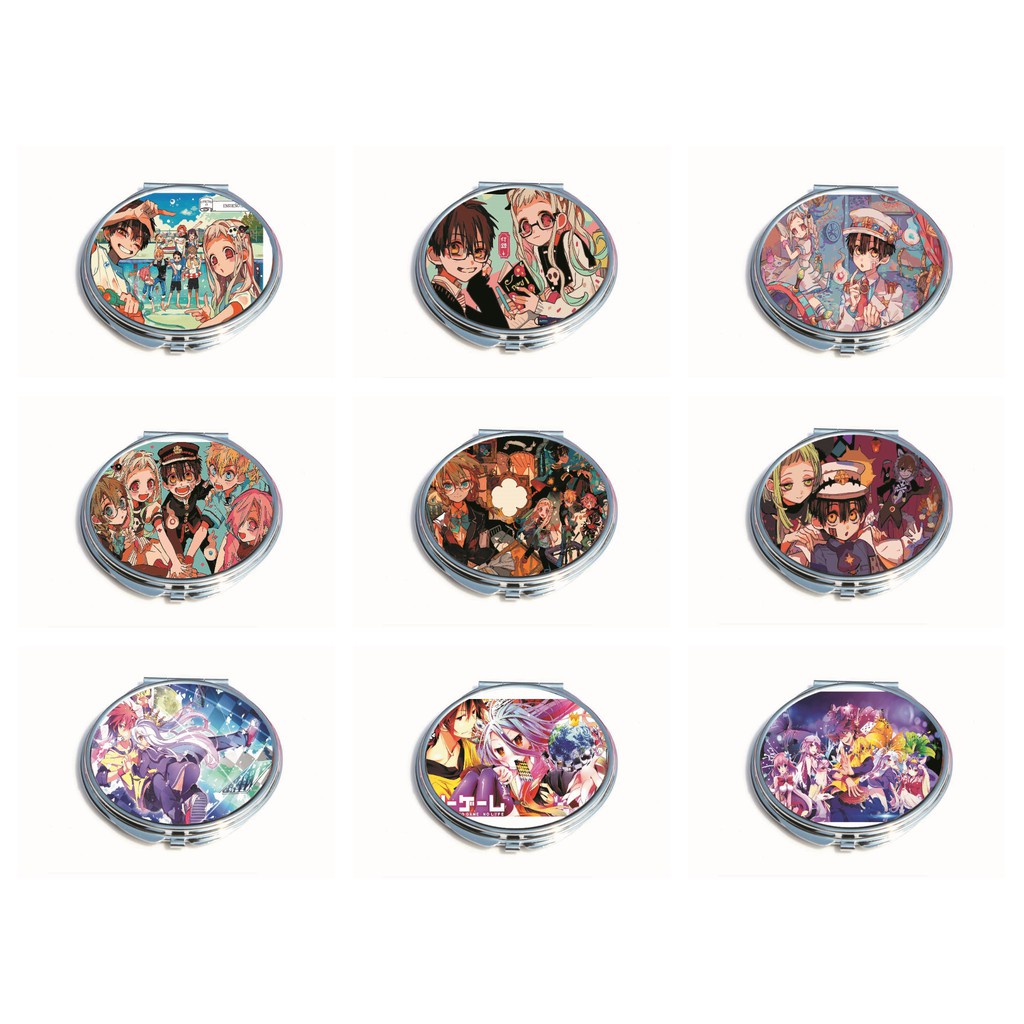 Gương in hình Ác Quỷ Nhà Xí Jibaku Shounen Hanako-kun No Game No Life Huyền Thoại Game Thủ