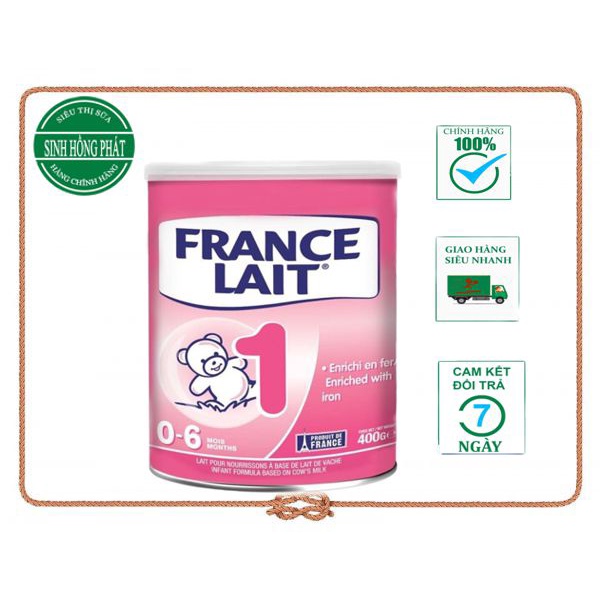 Sữa France Lait số 1 900g